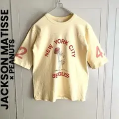 JACKSON MATISSE × PEANUTS フットボール Tシャツ