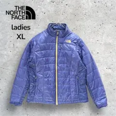 【ビックサイズ】THE NORTH FACE 中綿ブルゾン　レディースXL 紫