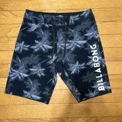 メンズ　BILLABONG ネイビー　葉柄　水着　Mサイズ　76CM