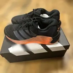 adidas ae1 low 25.5cm ブラック/シルバー/オレンジ - メルカリ