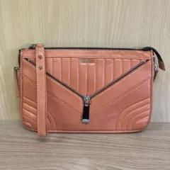 DIESEL LE-ZIPPER 2WAYレザーミニボストンバッグ キャメル - メルカリ