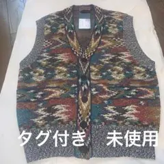 ミッソーニ　ニット　ベスト　46 前ボタン オレンジタグ未使用　ビンテージ