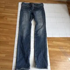 wowジーンズ デニムパンツスリムストレート 美脚 ストレッチ 29㌅