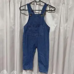 デニムブルー オーバーオール 100cm サイズ4