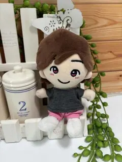 Tシャツ チャコールグレー☆ちびぬい 服☆ハンドメイド なにわ男子 コスチューム