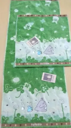 となりのトトロ　フェイスタオルとハンドタオル
