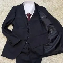 洋服の青山 オーダースーツ【SHITATE】 スリーピース ブラック M相当