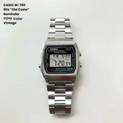 CASIO W-780 80s“Old CASIO” PEPSI Vintage - メルカリ