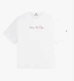 TOMMY HILFIGER ロゴ刺繍 Tシャツ ホワイトのサムネイル