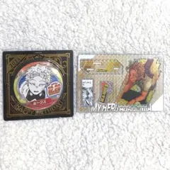 僕のヒーローアカデミア　 名場面ジオラマフィギュア バースデー缶バッジ ホークス