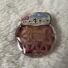 新品 CANMAKE クリームチーク(パールタイプ)P02 むにゅっ生チーク