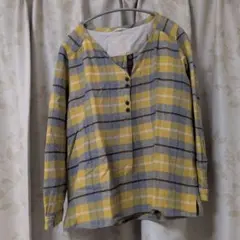 StudioCLIP　チェックフランネルシャツ