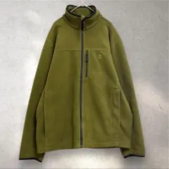 ティンバーランド フリース ジャケット 【L】 フルジップ ダークグリーン