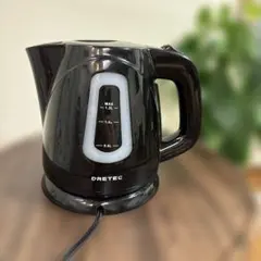 【美品】 DRETEC 電気ケトル 1.2L 本体 ブラックのサムネイル