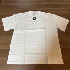 ループウィラー ホワイト メッセージプリントTシャツ Mサイズ