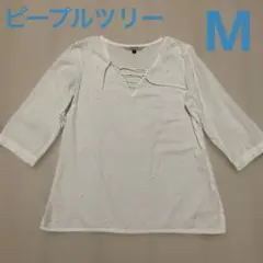 ピープルツリー　五分袖　チュニック　M 綿100%のサムネイル