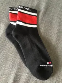 新品【TOMMY HILFIGER/トミーヒルフィガー】靴下/23-25cm★黒のサムネイル