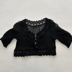 ボレロ　ブラック レース 結婚式