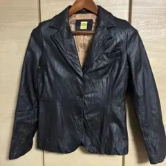 hoochie coochie フーチークーチー　ラムレザー ジャケットブラック