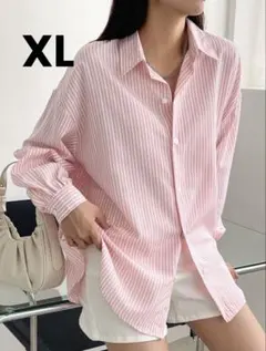 DAZY ストライプ ドロップショルダーシャツのサムネイル
