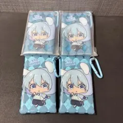 ブルーロック カラビナ付きミニクリアポーチ 氷織羊 4個セット