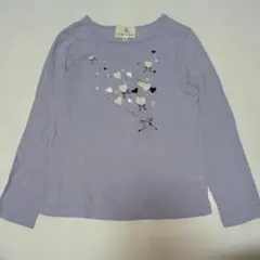 120★組曲★ハート＆リボンプリントＴシャツ★