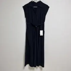 美品☆グレースクラス ノースリーブワンピース ベルト Aライン 近年