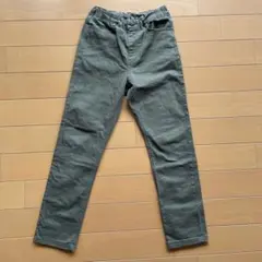 140 GU カーキ　ストレッチ入りパンツ