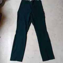 H&M ダークグリーンスラックス EUR 38