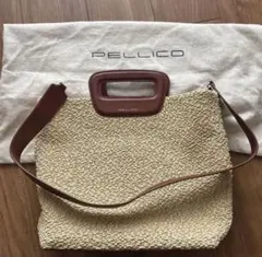 PELLICO ペリーコ　ストロー風　2wayバッグのサムネイル