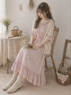 Cutwork Embroidery Angel Sleeve Dress - メルカリ