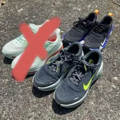 NIKE ランニングシューズ 2足セット 25.5 ボメロプラス インフィニティのサムネイル