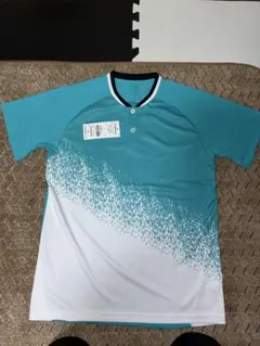 【新品】MIZUNOミズノ テニス・バドミントン シャツ XS ブルー系
