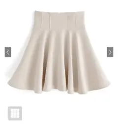 インパン裏地付きコルセット風フレアミニスカート[gm728]