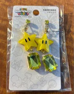 USJ 限定　ニンテンドーワールド　スター　イヤリング