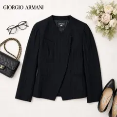 2026年最新】Giorgio Armani レディース ノーカラージャケットの人気