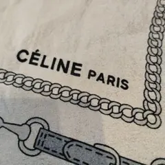 新品CÉLINE チェーン柄 ハンカチ