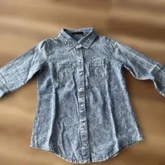 デニム風シャツ　140センチ