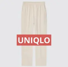 ☆UNIQLO☆美品 ワイドパンツ レディース M ストレートパンツ ベージュ