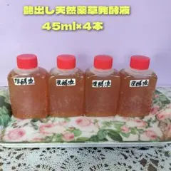 ♾️ 글레이즈드 천연 허브 발효액 45ml x 4병 100배 희석한 아유르베다에서 추출