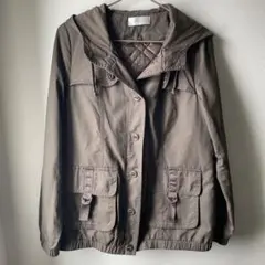 エニィスィスany sisライナー付ジャケット　フード付きジャケット　レディース