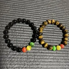 数珠ブレスレット2個セット美品