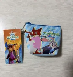 ズートピア 小型ポーチ ニック・ジュディ