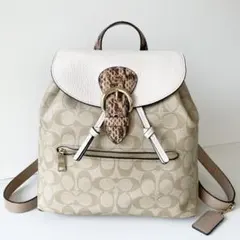 Mac0607様　【新品】COACH クリオ バックパック ブロックド