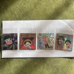 ONE PIECE 大海賊シールウエハース　4枚セット