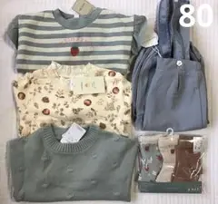 女の子　80サイズ　長袖　セット　秋　冬　①