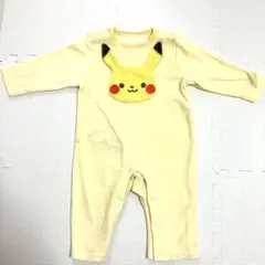 ピカチュウロンパース　70〜80cm