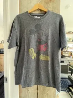 Disney ミッキーマウス Tシャツ Mサイズ グレー