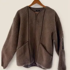 【断捨離セール】アーバンリサーチ　ブラウン フリースジャケット