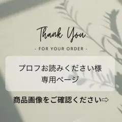 プロフお読みください様　専用ページ　　※他の方のご購入はご遠慮ください